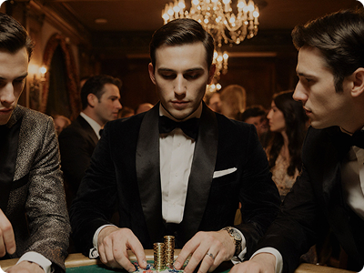 Men in tuxedos