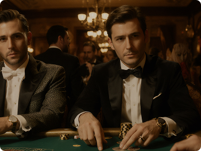 Men in tuxedos